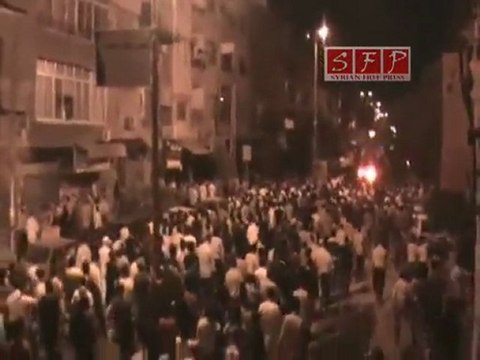 فري برس - حرستا - مسائية جمعة بشائر النصر - 19-8-2011
