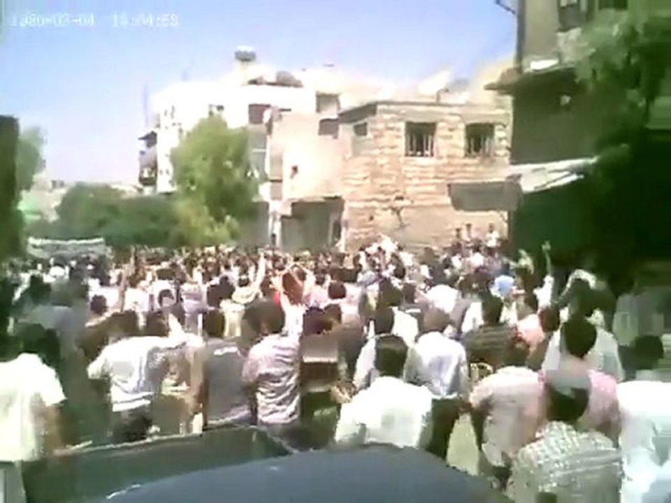 فري برس   حلب    مظاهرات الصاخور جمعة بشائر النصر 19 8 2011