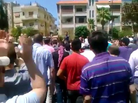 فري برس حمص الإنشاءات عراضة جميلة جمعة بشائر النصر 19 8 2011