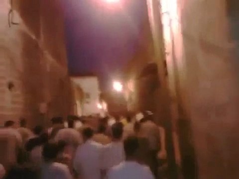 فري برس حمص مظاهرة بعد صلاة الفجر في باب الدريب وباب تدمر 20 8 2011