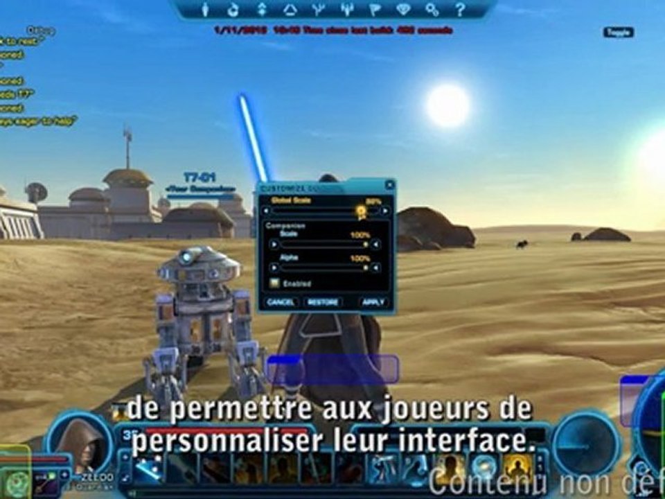 Le contenu du patch 1.2 - SWTOR