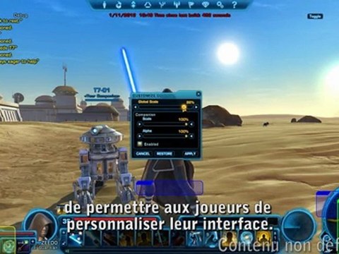 Le contenu du patch 1.2 - SWTOR