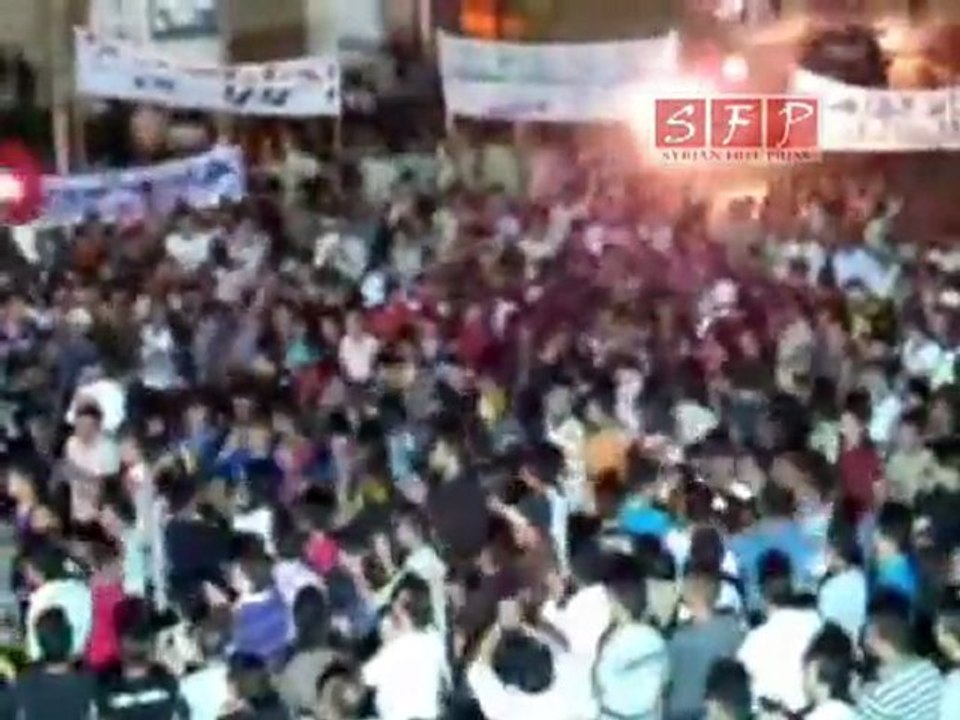فري برس   حوران الطيبة مظاهرة بعد التراويح في 21 8 2011