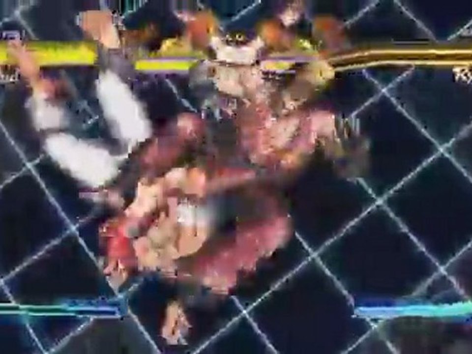 Paul performing his Super Art and Cross Art in Street Fighter X Tekken