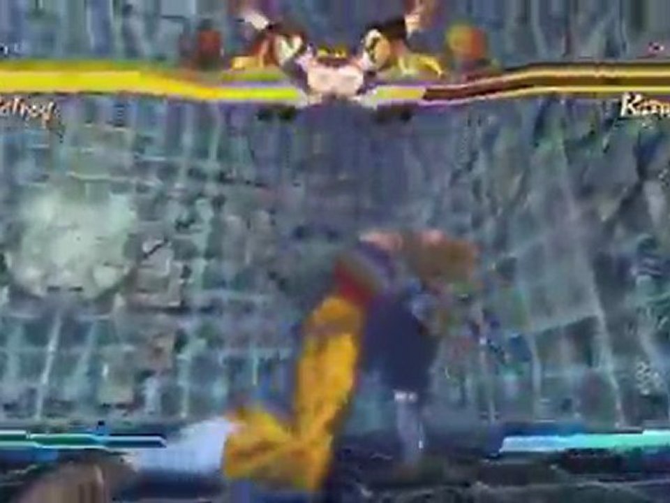 Vega (Claw) performing his Super Art and Cross Art in Street Fighter X Tekken
