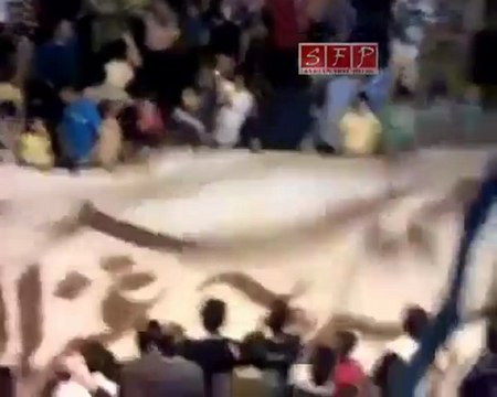 فري برس حوران خربة غزالة مظاهرة حاشدة في 21 8 2011