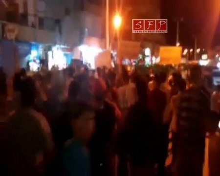 فري برس حوران الصنمين مظاهرة بعد التراويح في 21 8 2011