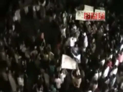 فري برس حمص بابا عمرو مسائية رائعة 22 8 2011