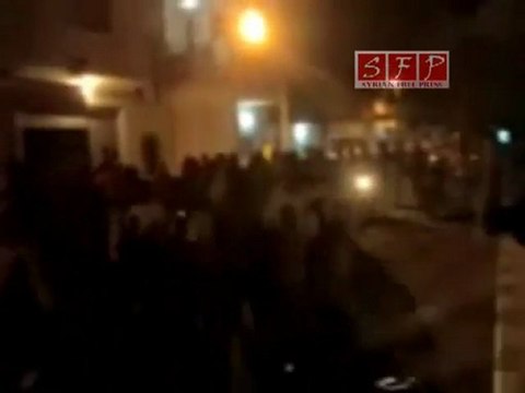 فري برس ادلب خان شيخون مسائية مع اضراب 22 رمضان 22 8 2011