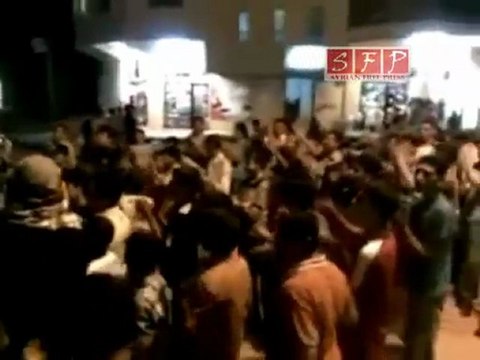 فري برس ادلب تفتناز مظاهرة بعد التراويح 22 رمضان 22 8 2011
