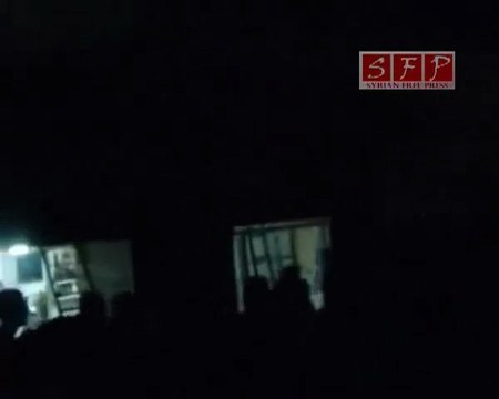 فري برس دمشق مظاهرة كفرسوسة بعد التراويح 22 8 2011