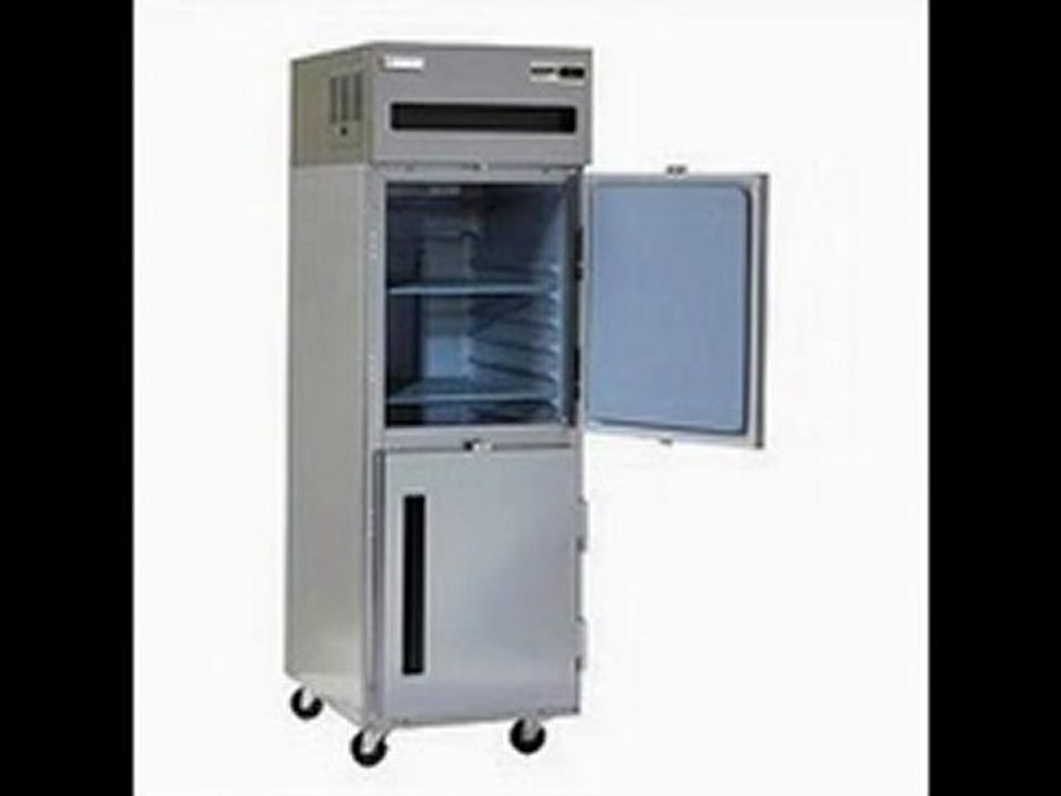 Reach In Freezer, 3 Section Half Doors, 66.5 Cu Ft