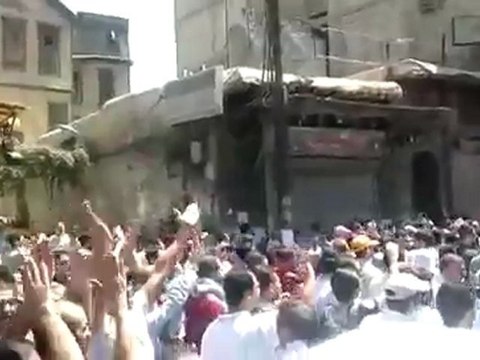 فري برس عرس الشهيد صياح بدران بمشاركة حرائر الميدان 24 رمضان 24 8 2011