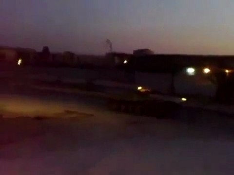 فري برس دير الزور الميادين فيديو لتحرك الدبابات 24 8 2011