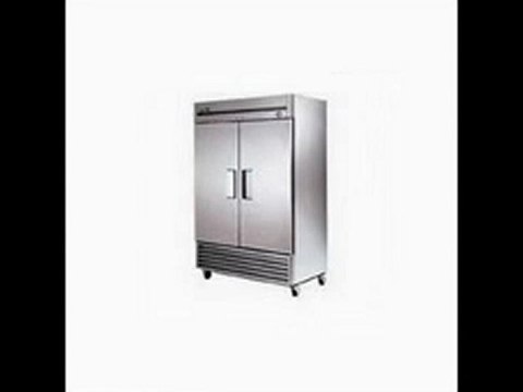 2-Section Reach In Freezer Glass Doors, 49 cu ft