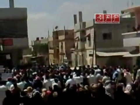 فري برس حوران الحراك مظاهرة جمعة الصبر والثبات 26 8 2011