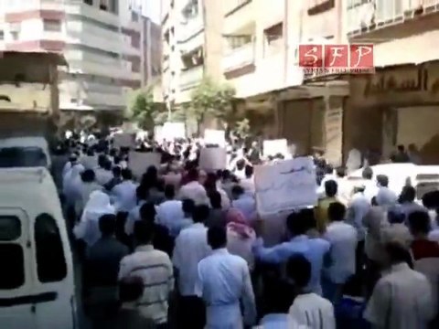 فري برس ريف دمشق دوما جمعة الصبر و الثبات 26 8 2011