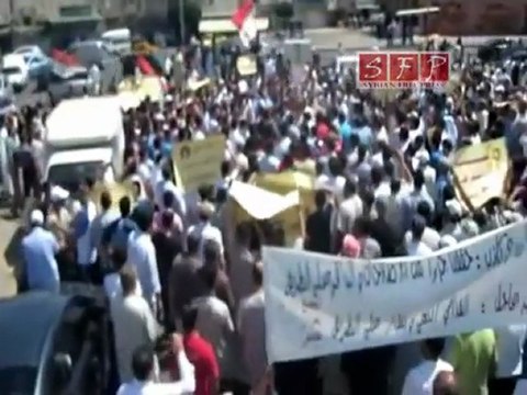 فري برس حمص أحرار الوعر جمعة الثبات والصبر 26 8 2011