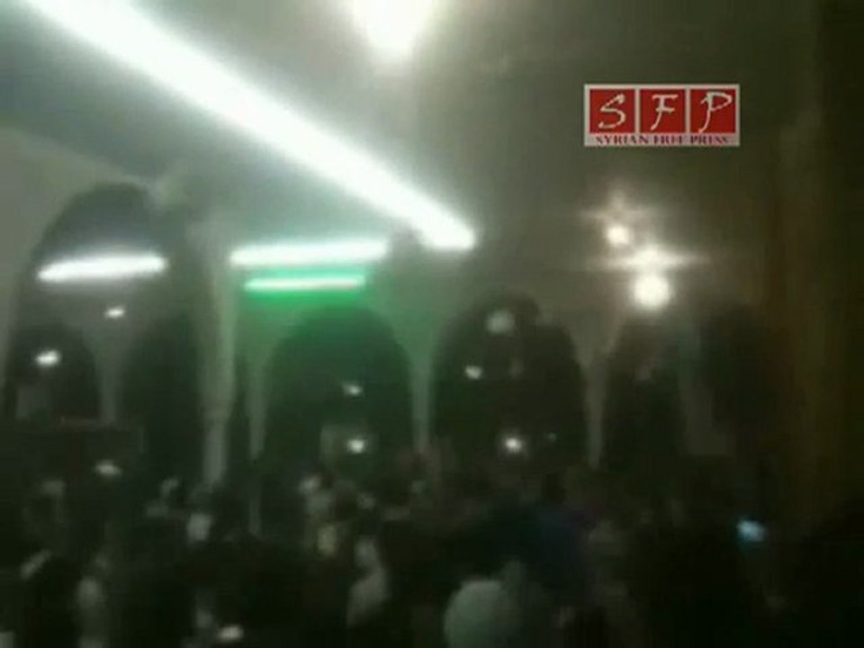 فري برس   جامع عبد الكريم الرفاعي في ليلة القدر 27 8 2011