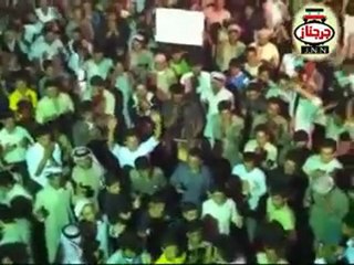 فري برس   دعاء راااااااائع من ريف معرة النعمان نصرة لدمشق 27 8 2011