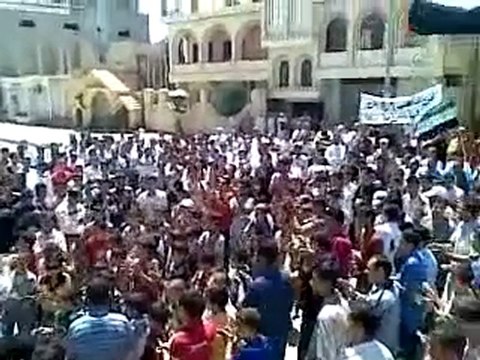 فري برس حوران ناحته مظاهرة نصرة الشام في 28 8 2011