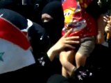 فري برس   درعا  اعتصام لحرائر درعا تضامنا مع الشام في 28 8 2011