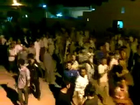 فري برس ادلب سراقب مظاهرة بعد التراويح 28 رمضان 28 8 2011