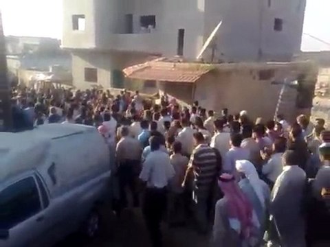 فري برس حوران بلدة نصيب تشييع الشهيد بلال الشريف