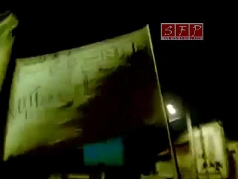 فري برس حلب عندان مظاهرات لنصرة مارع وتل رفعت والشام 28 8 2011