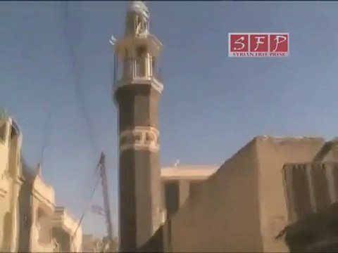 فري برس حمص الرستن اجتياح الأمن والشبيحة للمدينة 29 8 2011