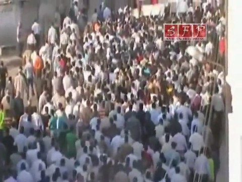 فري برس درعا البلد مظاهرة مابعد صلاة العيد 30 8 2011