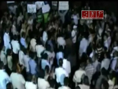 فري برس حمص تلبيسة مظاهرة مسائية ثاني ايام العيد 31 8 2011