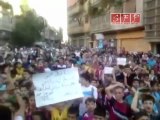 فري برس   مظاهرة أطفال حمص 1 أيلول جيش و شعب أخوة1 9 2011