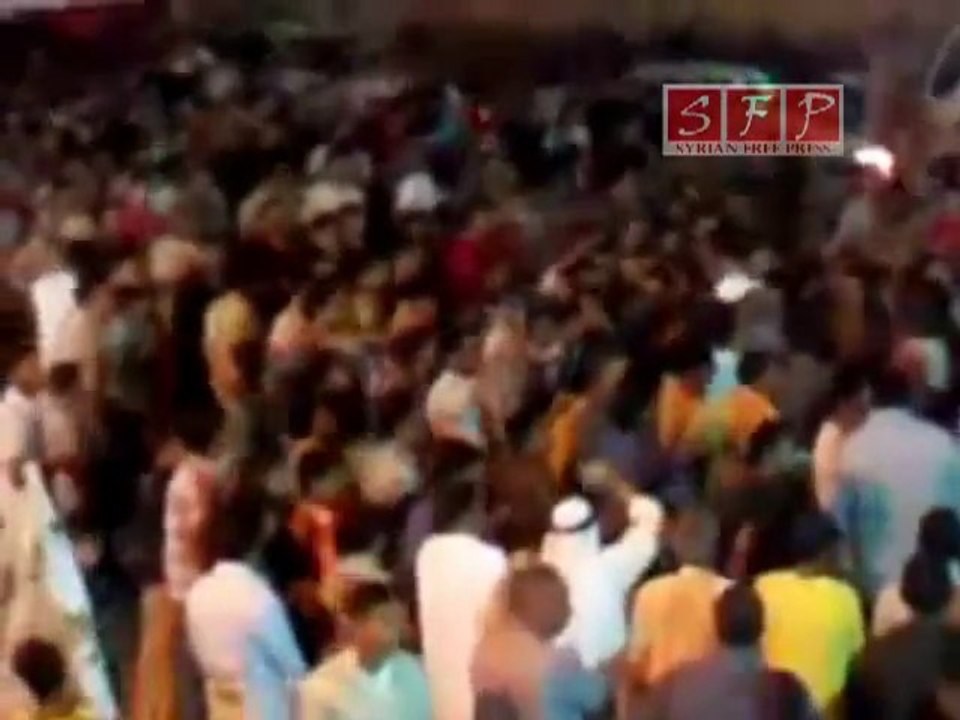 فري برس   حوران الجيزة  مظاهرة القرى الشرقية في 3 9 2011