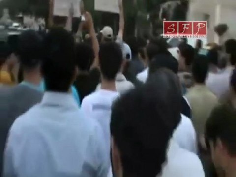 فري برس مظاهرة حاشدة في حي القدم بدمشق 5 9 2011