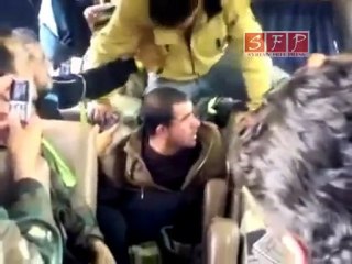 فري برس   العصابات الأسدية يتسلون بأهانة وأذلال المعتقلين