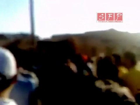 فري برس حلب الأتارب قرية كفرنوران مظاهرة نصرة للمدن 5 9 2011