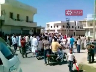 فري برس   ادلب تلمنس    جمعة الحماية الدولية  9 9  2011