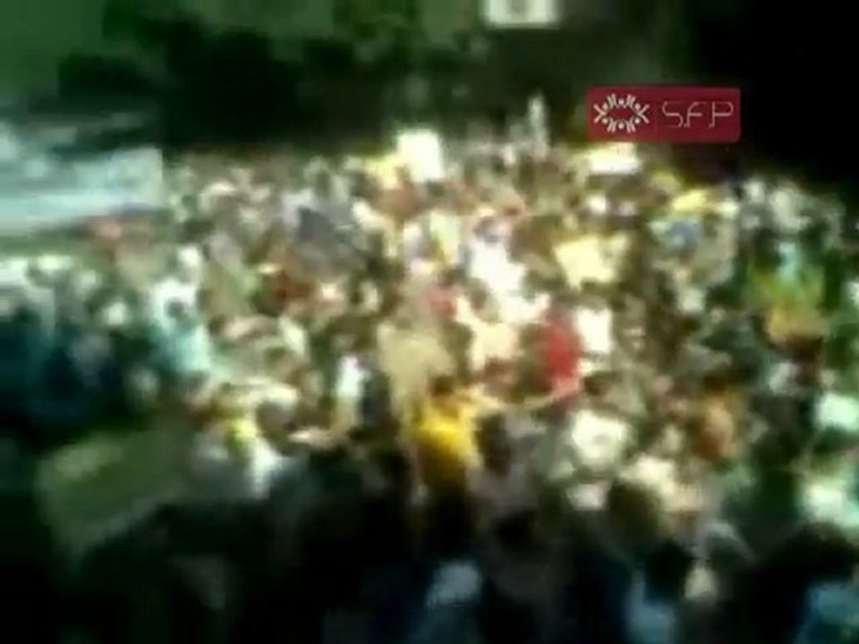 فري برس   حمص  البياضة  جمعة حماية دولية 9 9 2011