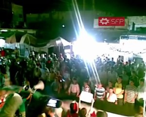 حلب الباب تشييع  الشهيد محمد سكر 14 9 2011