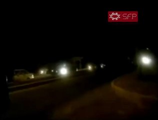 حلب مارع بداية وصول المعتقلين الى مارع 14 9 2011