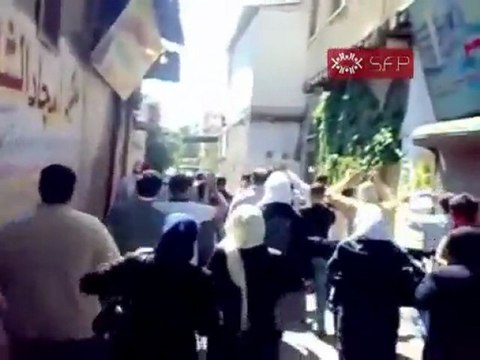 فري برس دمشق الميدان جمعة ماضون حتى اسقط النظام 16 9 2011