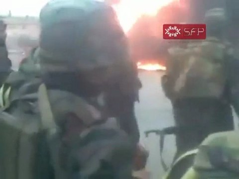 فري برس مسرب اطلاق الرصاص عشوائيا من قبل قوات الاسد القمعية