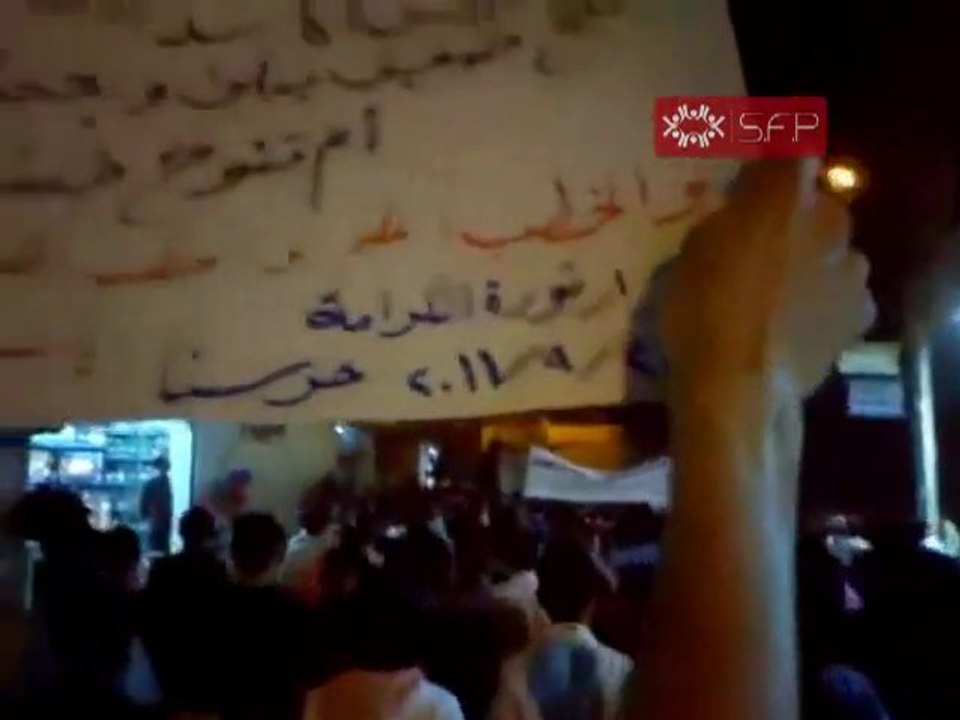 فري برس   حرستا   موال جميل في مسائية ثلاثاء الوفاء   20 9 2011