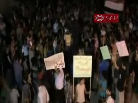 فري برس تلبيسة طفل يطالب برحيل السفاح مسائية 19 9 2011