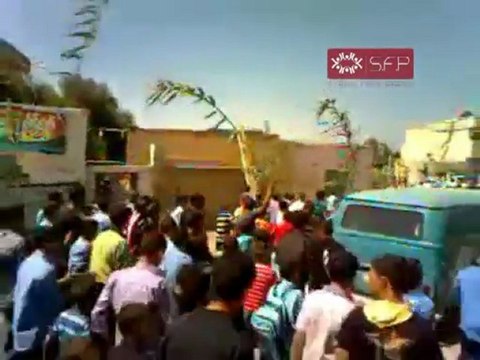 فري برس بلدة تسيل مظاهرة طلابية 20 9 2011