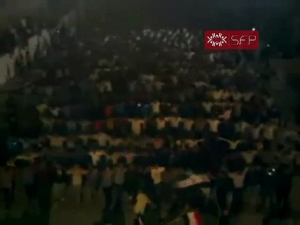 فري برس   حمص ديربعلبة مظاهرة مسائية راااائعة واني طالع اتظاهر 20 9 2011