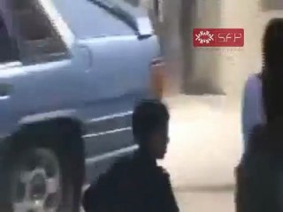 فري برس   حصار الامن والشبيحة لمدارس زملكا 21 9 2011