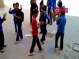 فري برس   الحولة مشهد عظيم يقوم به تلاميذ المدارس 21 9 2011