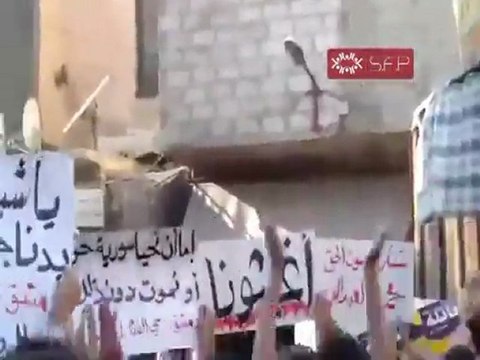 فري برس مظاهرة حي القدم بدمشق تطالب بإسقاط النظام 21 9 2011